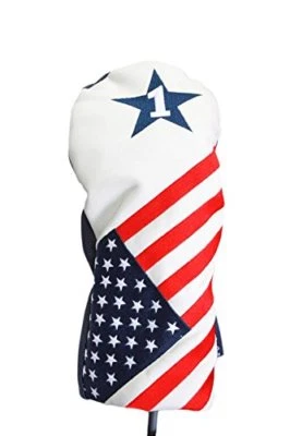 USA Patriot Golf Vintage Retro Driver Headcover Head Cover Fits 460cc Drivers - Image 1 of 4