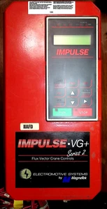 Magnetek CIMR-G5M44PO Impulse VG+ Series 2 Drive Crane Controls 4011-FVG+ 14 Amp - Picture 1 of 9