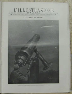 L'ILLUSTRAZIONE ITALIANA 22 MAGGIO 1910-LA COMETA DI HALLEY-L1670 - Imagen 1 de 1