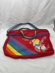 VINTAGE RAINBOW BRITE RED CANVAS TOTE BAG HANDTASCHE 1983 SPRITE TWINK LANCO - Bild 1 von 17