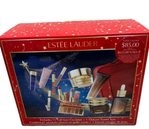 ESTEE LAUDER 2023 Holiday Gift Set 11 Full Size + 1 Travel Case New In Box - Picture 1 of 2