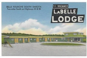 LaBELLE LODGE, MOTEL~BELLE FOURCHE,SD,SOUTH DAKOTA - Imagen 1 de 1