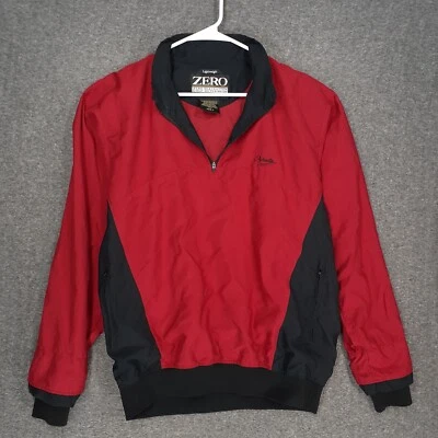 Pullover ligero cortavientos Zero Restriction para hombre M rojo a presión golf Achasta Foto 1 de 4