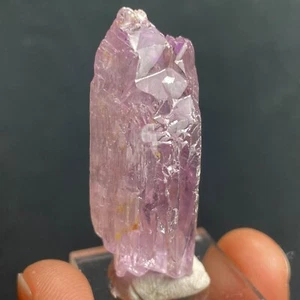 15g Kunzite Spodumene Crystal Double Terminated Rare Pink Color From Afghanistan - Picture 1 of 15