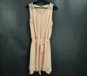 Tokito Dress Womens Beige Sleeveless Size 10 Party - Picture 1 of 10
