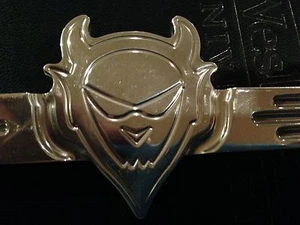 HARLEY CUSTOM SHIFT LEVER DEVIL HEAD LOGO BILLET ALUMINUM - Picture 1 of 10