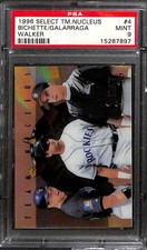 1996 SELECT TEAM NUCLEUS #4 BICHETTE/GALARRAGA/LARRY WALKER PSA 9 15287897