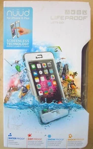 Lifeproof NUUD Case 77-51306 White/Gray for iPhone 6 Plus - Picture 1 of 5