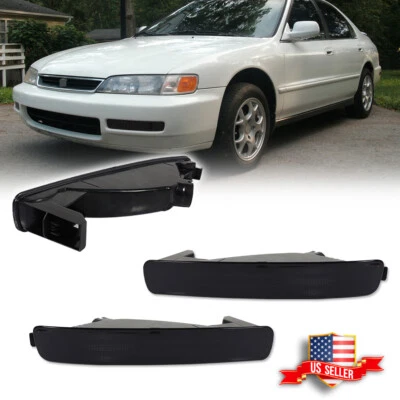 Luces de señal de giro de parachoques ahumadas para Honda Accord 1996-1997 cupé 2D/sedán 4D Foto 1 de 4