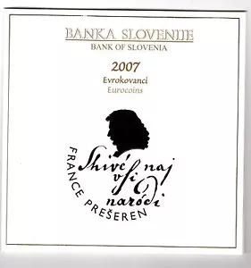 CARTERA OFICIAL SLOVENIA 2007 BU Slowenien 2007 coin set BU - Foto 1 di 2