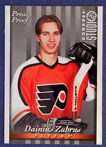 1997-98 Studio Presse Prove Argento #26 Dainius Zubrus/1000 - Foto 1 di 2