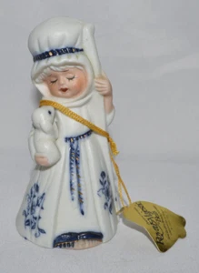 Vintage Jasco Royal Majestic Bells Lady with Lamb 1980 - Picture 1 of 5