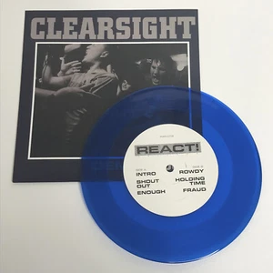 CLEARSIGHT Demo 2008 7” Blue Vinyl SXE Hardcore Punk STRAIGHT EDGE SXE - Imagen 1 de 6