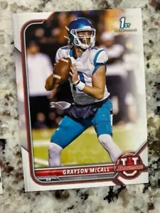2022 Bowman University 1st Card Coastal Carolina Grayson McCall #55 - Bild 1 von 1