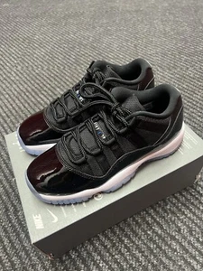 Nike Air Jordan 11 Retro Bajo (GS) Negro Varsity Blanco Real FV5121 004 Talla 4.5Y - Imagen 1 de 8