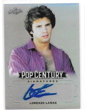 2019 Leaf Pop Century Metal Non-Sport Autograph Signature #BA-LL1 Lorenzo Lamas