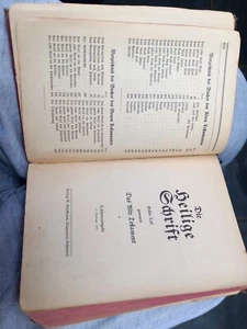 Bibel Taschenausgabe 28. Auflage 1959 Die Heilige Schrift rot - Bild 1 von 4