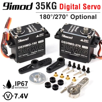 9imod DS35MG 35kg RC Servo 180°/270° High Torque Servo für 1/8 1/10 1/12 RC Auto - Bild 1 von 4