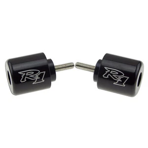 Weight Slider Black For Yamaha YZF 1000 Handle Bar End CNC R1 Engraved Stop - Bild 1 von 2