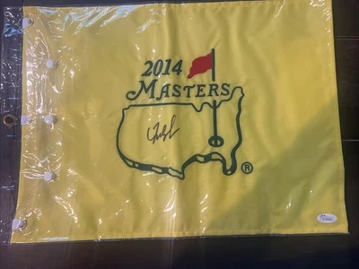 2014 PGA Masters Flag Autographed By Fred Couples JSA Certified - Image 1 of 4