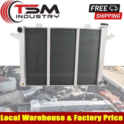 Upgrade 3 Rows Radiator For 1991-1993 Dodge D/W D250 D350 5.9L Diesel Cummins - Image 1 of 4
