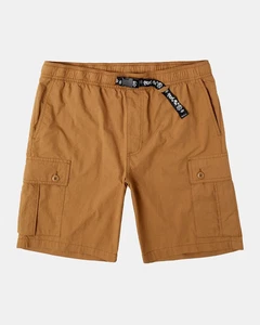 RVCA Herren Civic Utility 18" elastische Shorts camel, M - Bild 1 von 10