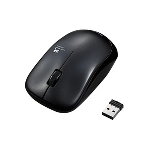 ELECOM Mouse Wireless (Receiver Included) M Size 3 Buttons IR Sensor Power Savin - Picture 1 of 6