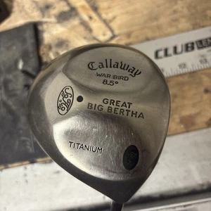 CALLAWAY WARBIRD GREAT BIG BERTHA DRIVER 8.5* TITANIUM Pro lite Stiff - Picture 1 of 9