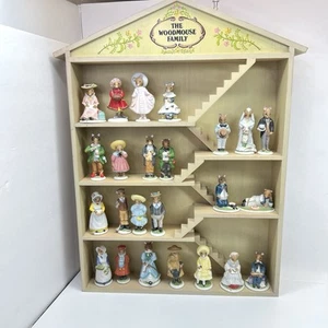 The Woodmouse Family Baumhaus mit Porzellanfiguren 24er Set 1985 - Bild 1 von 21