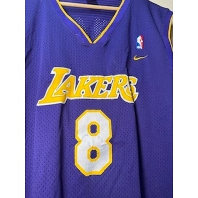 Vintage Nike Kobe Bryant Lakers #8 Jersey 3XL Purple Yellow NBA Basketball - Image 1 of 4