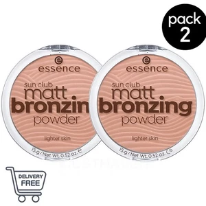 Essence Sun Club Matt Bronzing Powder Pack 2 Lighter Skin 15g Each - Picture 1 of 1