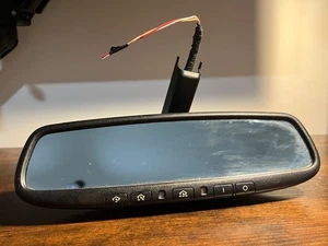 OEM Gentex Auto-Dimming Rear View Mirror with HomeLink & Compass - Picture 1 of 4