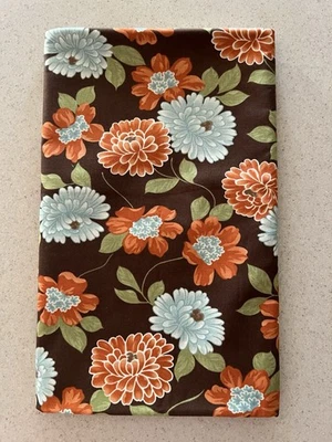 Moda Cotton Blossoms Brown Floral Fabric Bonnie & Camille 1.36 Yards OOP/HTF - Image 1 of 2