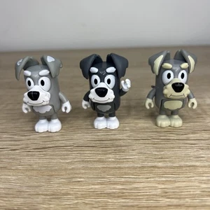 Bluey The Terriers 3er Pack School Friends Jo Dan Adam Figur Drillinge Schottisch - Bild 1 von 7