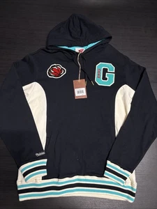 Gr. Medium Mitchell & Ness NBA Vancouver Grizzlies Patchwork Pullover Hoodie - Bild 1 von 9