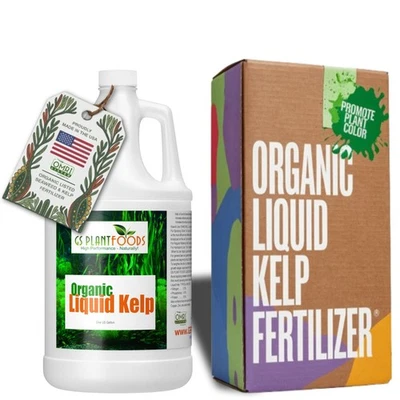 Liquid Kelp Organic Seaweed Fertilizer, 1 Gallon of concentrate GS Plant Foods - Image 1 of 4