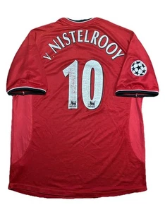 MAGLIA CALCIO MANCHESTER UNITED VAN NISTELROOY UMBRO 2000/01 FOOTBALL SHIRT - Foto 1 di 10