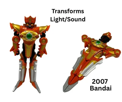 Bandai Power Rangers Boukenger DX 2007 Daikenjin Zubaan transforma luz y sonido Foto 1 de 4