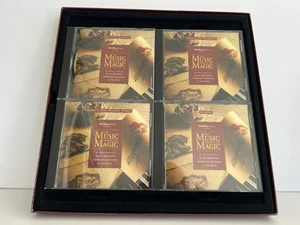 The Music Behind the Magic 4 CD Box Set Walt Disney w/ Book Disneyland - Imagen 1 de 5