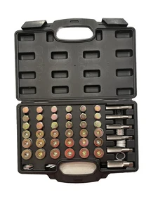 114pc Oil Pan Drain Sump Plug Key Thread Repair Tool Kit Set Drain Plug - Bild 1 von 5