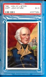 1911 T68 Heroes & Men of History - Captain John Stark (RB) Psa 5 - Picture 1 of 2
