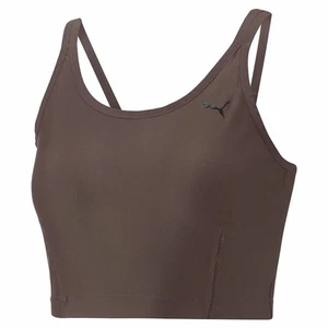 Sporttop für Frauen Puma Studio Ultrabare Strappy Braun - Bild 1 von 8