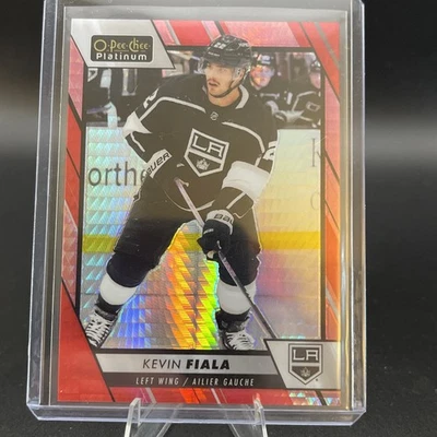 Kevin Fiala, Red Prism /199 #131 - 2023-24 O-Pee-Chee Platinum - Image 1 of 4