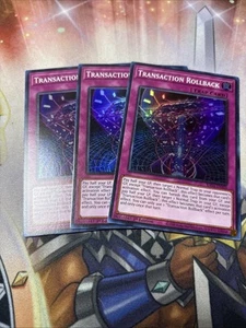 3x Yugioh Transaktionsrollback RA04-DE105 Super Rare 1. Auflage NM - Bild 1 von 1