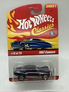 2004 Hot Wheels Classics Series 1 14/25 Dark Blue 1967 Chevy Camaro Spectraflame - Picture 1 of 12