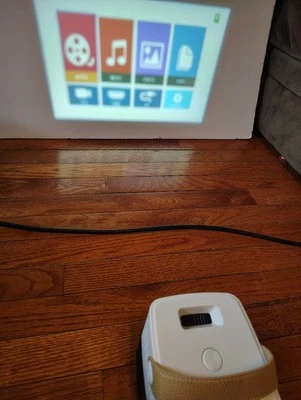  Smart Portable Mini Projector 1080P HD Apple and Android Compatible - Works Exc - Image 1 of 4