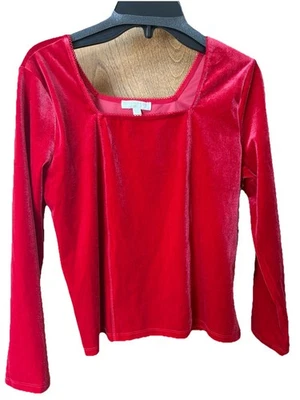 Chelsea & Violet Girls Velvet Top Sz 16 X Large Holiday Christmas Gift Princess - Image 1 of 4