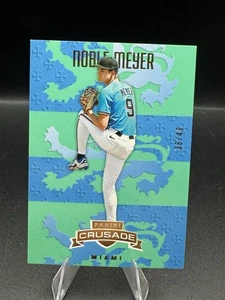 2025 Panini Crusade #109 Noble Meyer Green /49 Marlins - Picture 1 of 3
