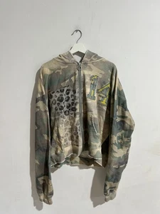 VALE FOREVER CHEETAH CAMUFLAJE CREMALLERA TALLA GRANDE NUEVO - Imagen 1 de 7