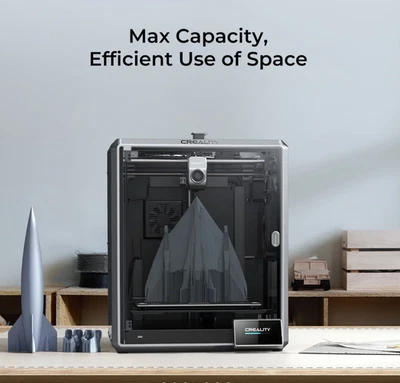 Creality 3D K1 Max FDM 3D Printer *NEW IN BOX* XL Large Printing Full Enclosure - Image 1 of 4